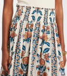 Montce Winona floral cotton maxi skirt