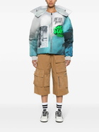 ERL Multicolour Surf Print Detachable Hood Jacket