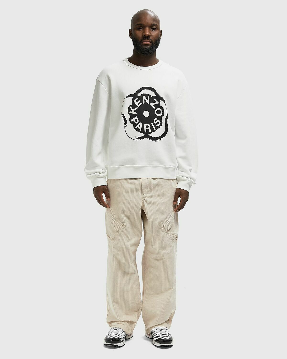 Kenzo SWEAT White Mens Sweatshirt