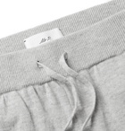 MR P. - Slim-Fit Melangé Wool and Cashmere-Blend Sweatpants - Gray