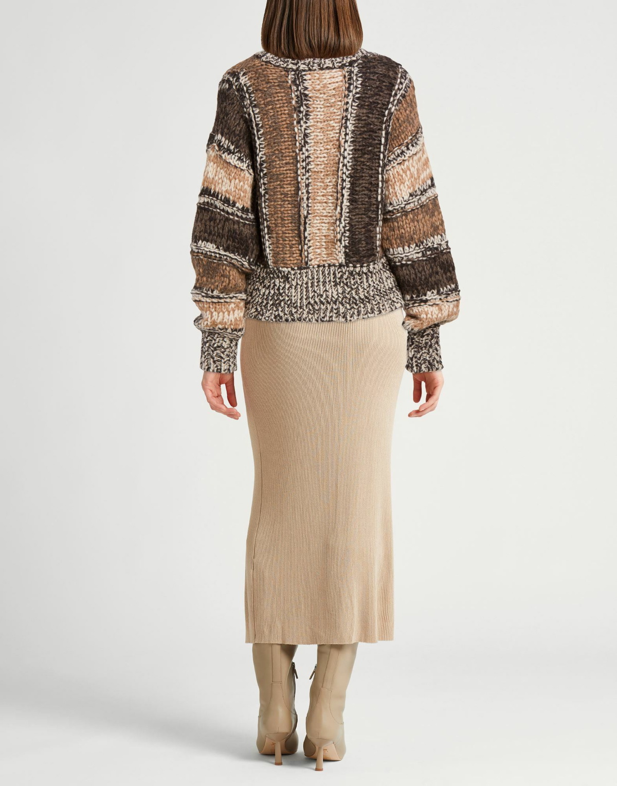 Roberto Collina Womens Turtleneck in Camel