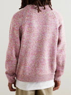 DIME - Fantasy Logo-Embroidered Knitted Sweater - Pink