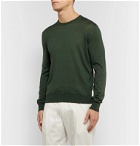 Charvet - Cashmere and Silk-Blend Sweater - Green