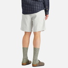 Folk Men's Linen Assembly Shorts in Silver Grey