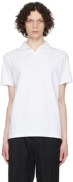 Filippa K White Spread Collar Polo