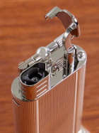 Dunhill - Hobnail Rollagas Table Lighter - Silver