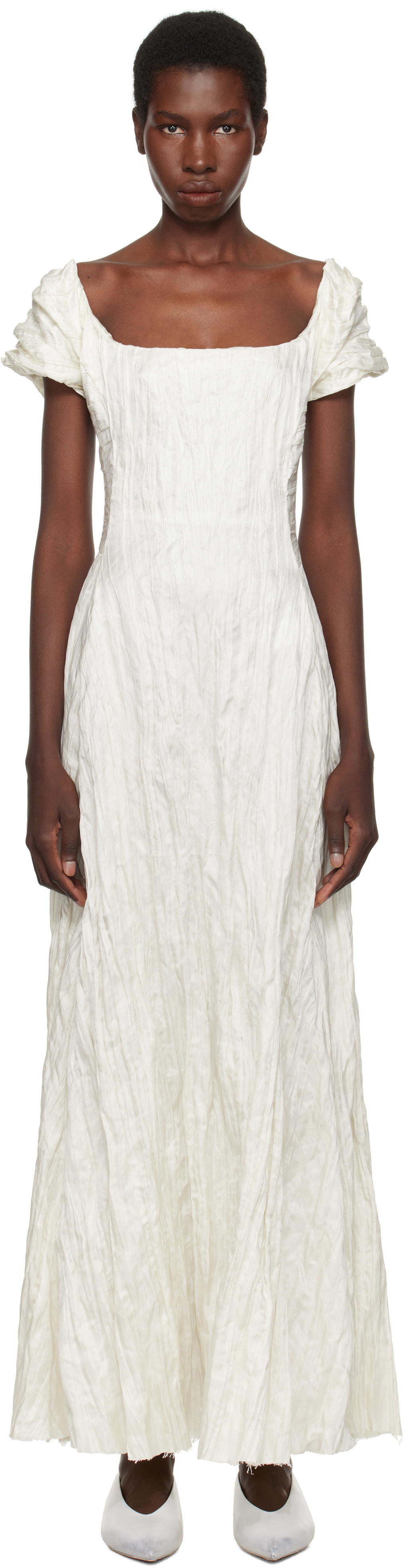 Gabriela Hearst Off-White Juniper Maxi Dress Gabriela Hearst