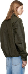 Calvin Klein Collection Brown Donald Bomber Jacket