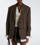 Acne Studios Checked wool-blend blazer