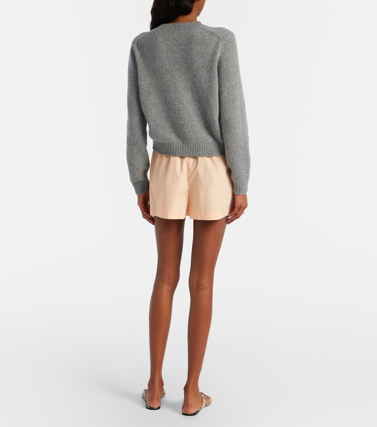 Khaite Robbie cotton shorts