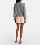 Khaite Robbie cotton shorts