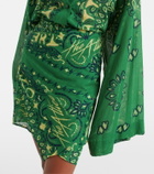 The Attico Bandana cotton muslin minidress