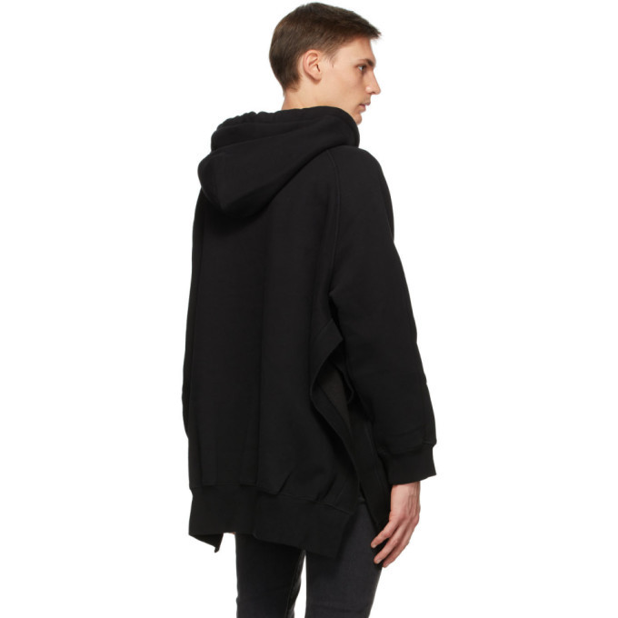 R13 Black Oversized Cape Hoodie R13