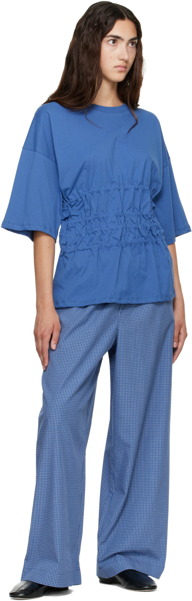 Baserange Navy Rezi T-shirt