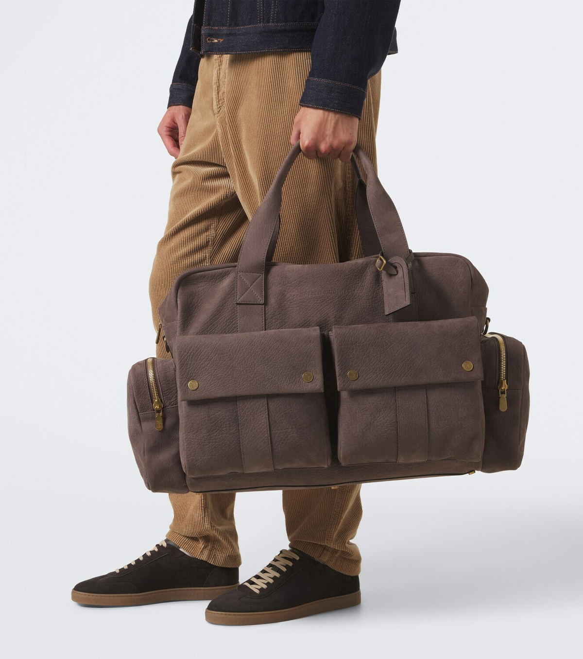 Brunello Cucinelli Leather duffel bag