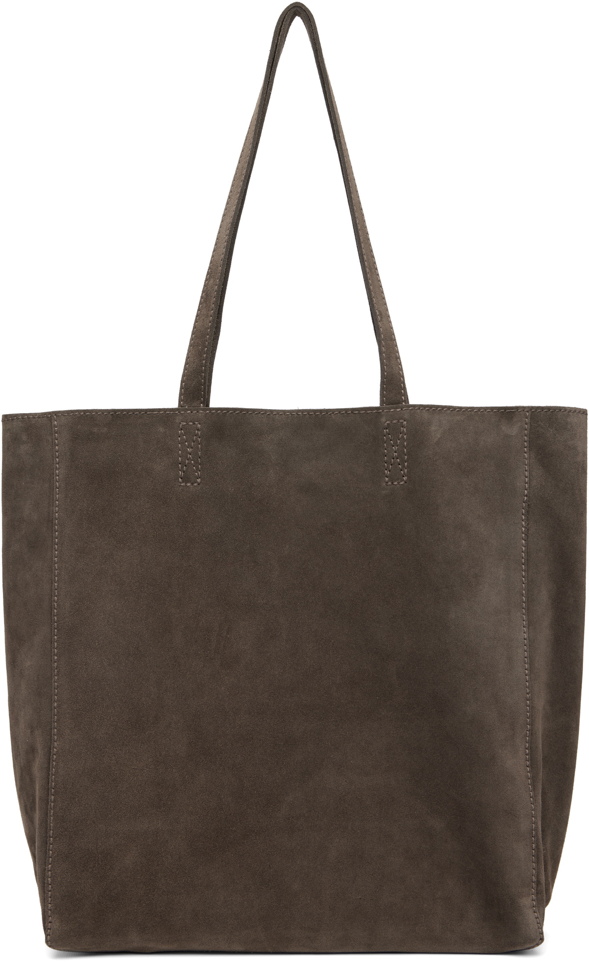 Nothing Written Brown Cou Suede Shopper Tote
