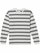 WTAPS - Jam Striped Cotton-Jersey T-Shirt - White