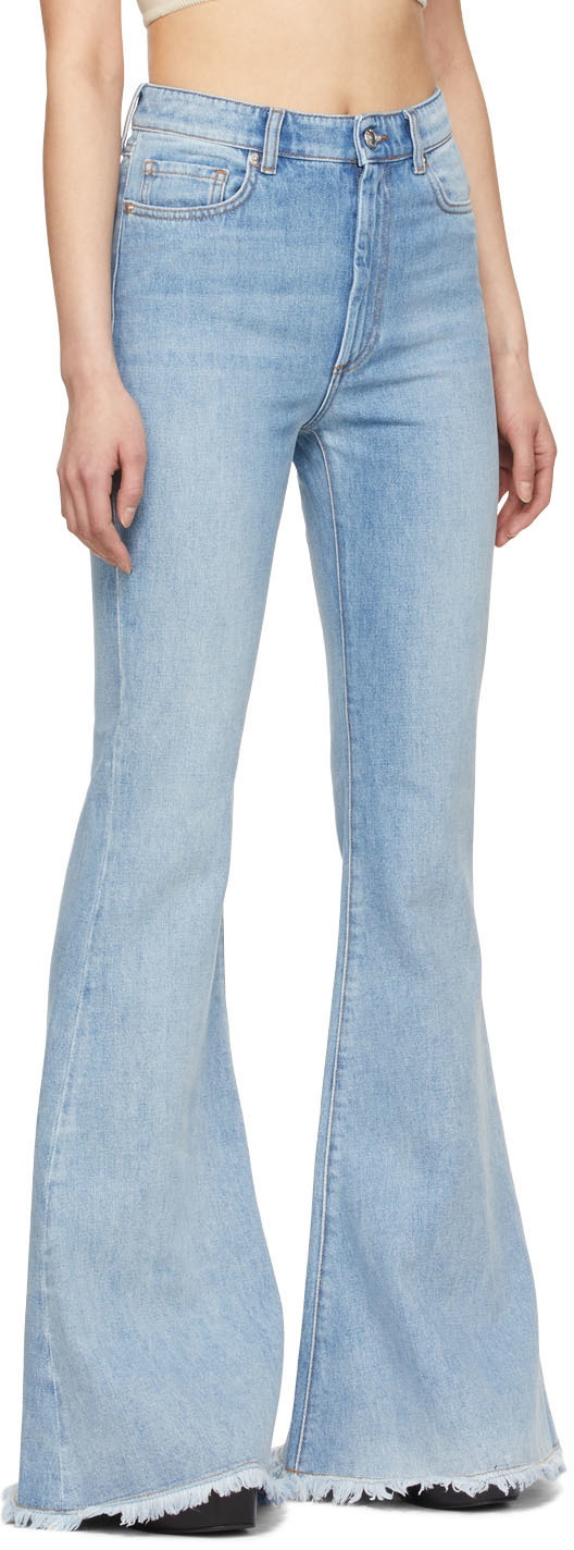 Sportmax Blue Slim Flare Jeans Sportmax