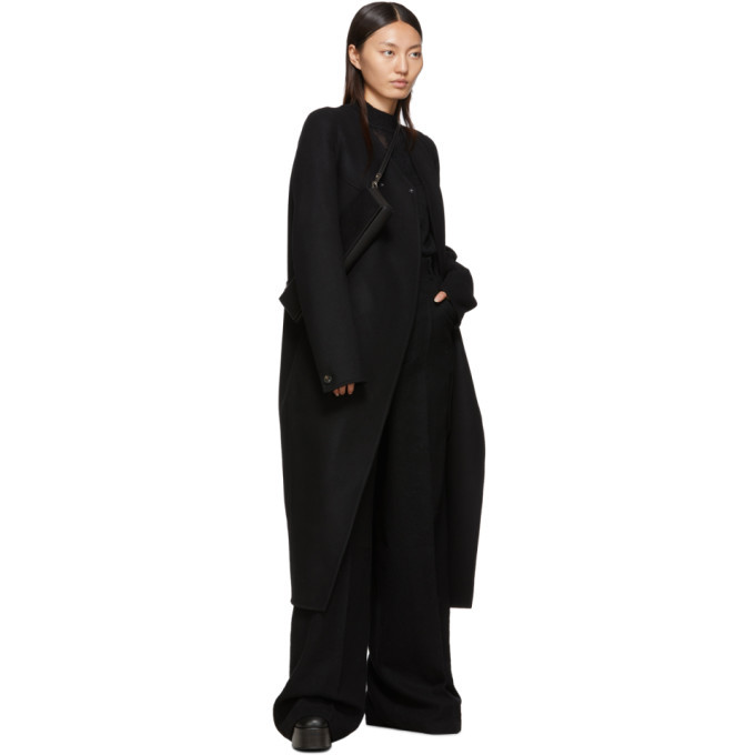 Rick Owens Black Tusk Coat Rick Owens