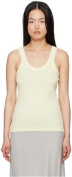 LEMAIRE Yellow Rib Tank Top