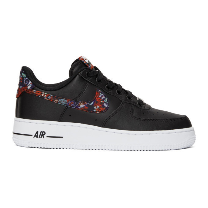 Photo: Nike Black Floral Air Force 1 07 Sneakers