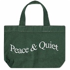 Museum of Peace and Quiet Wordmark Tote in Forest