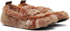 Acne Studios Orange Shearling Loafers