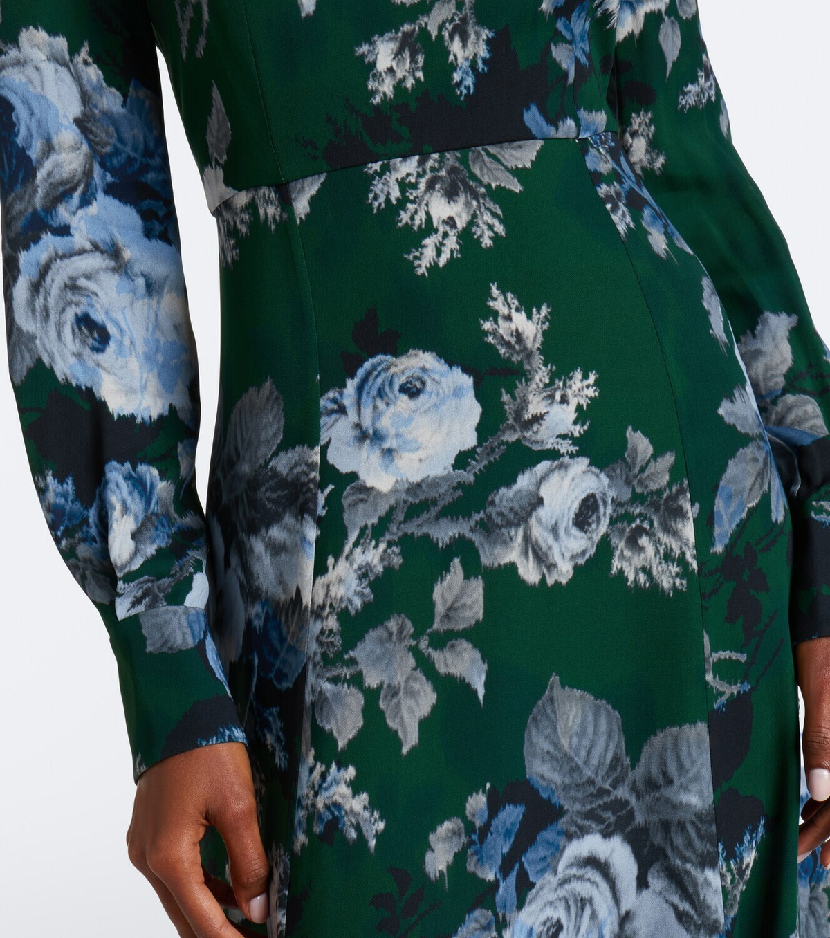 Erdem Floral crêpe midi dress