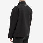 MKI Men's Shell Quarter Zip Jacket in Black