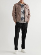 Mr P. - Tapered Virgin Wool and Cashmere-Blend Drawstring Trousers - Black