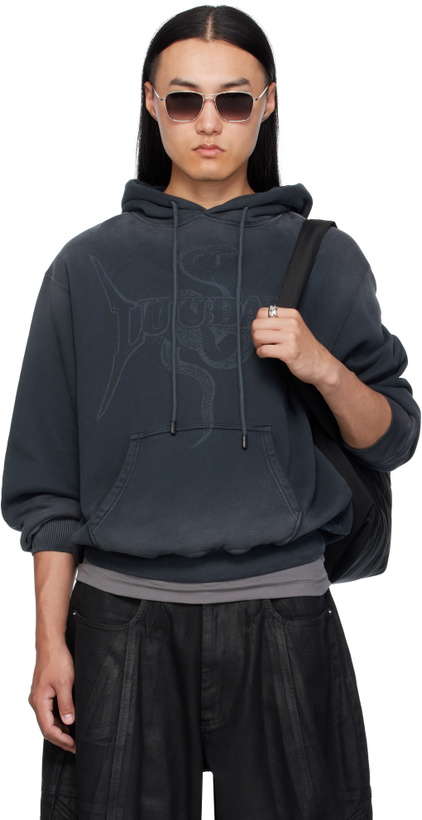 Photo: LU'U DAN Gray Slouch Hoodie