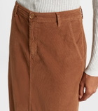 Velvet Fia cotton midi skirt