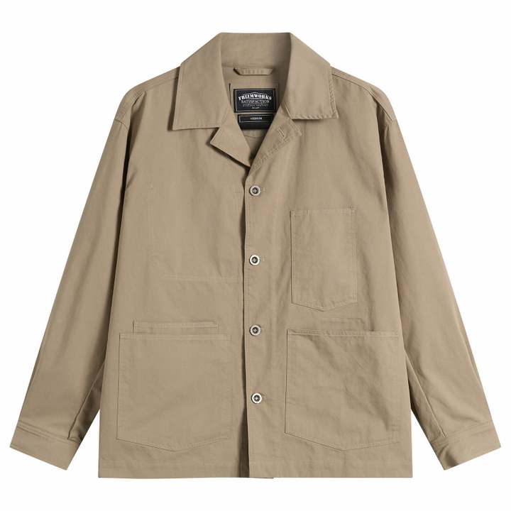Photo: FrizmWORKS Men's Relaxed Coverall Jacket in Beige