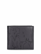 ALEXANDER MCQUEEN - All Over Logo Leather Billfold Wallet