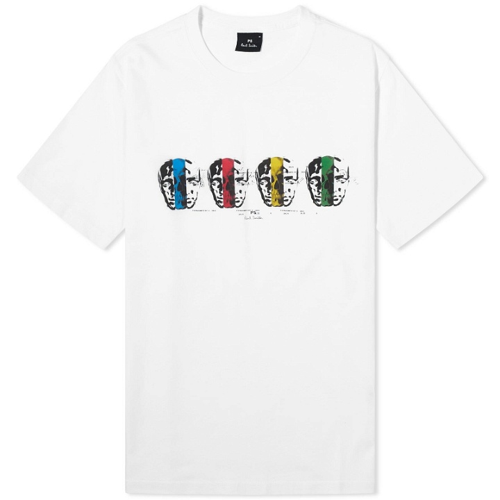 Photo: Paul Smith Men's Faces T-Shirt in White