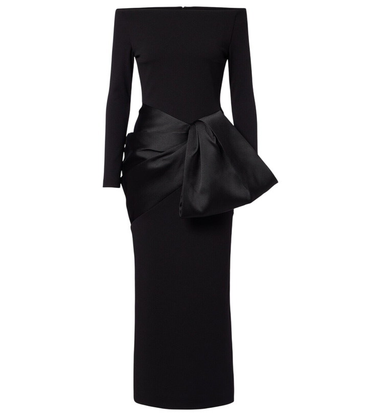 Photo: Solace London Rhianne satin-trimmed cocktail dress