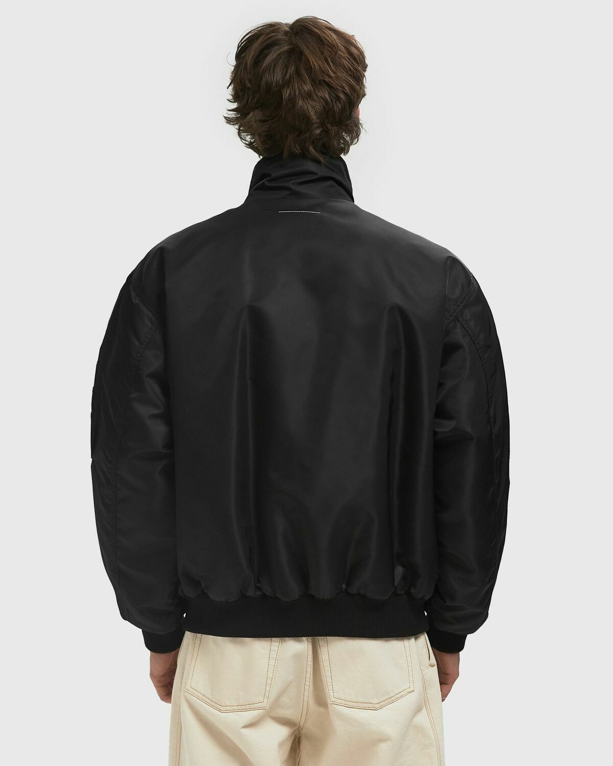 Maison Margiela MM6 SPORTSJACKET Black Mens Bomber Jacket MM6