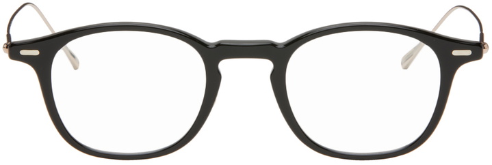 Photo: YUICHI TOYAMA. Black & Gold Kikusui Glasses