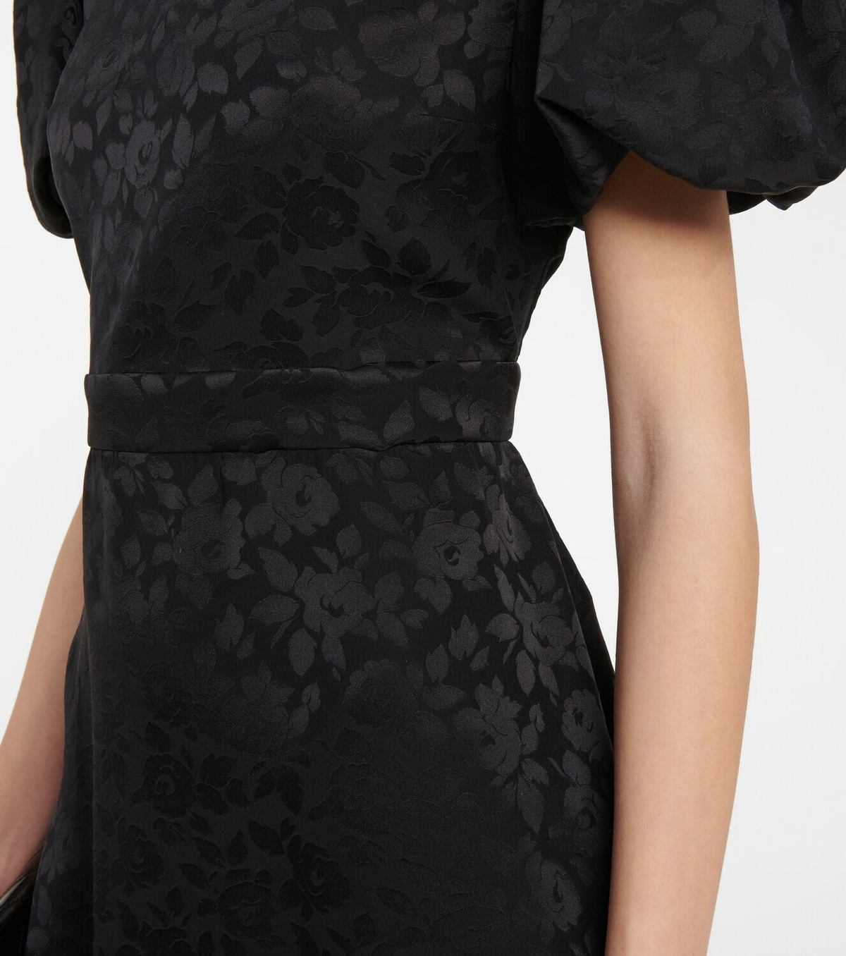 Saint Laurent Floral silk jacquard minidress Saint Laurent