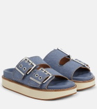 Ganni - Denim sandals