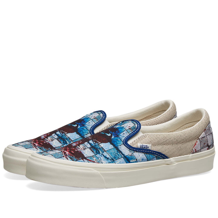 Photo: Vans Vault x Ralph Steadman Checkerboard Splatter OG Classic Slip-on LX