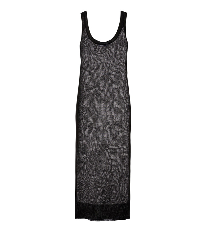 Photo: Alaïa Semi-sheer linen and silk midi dress