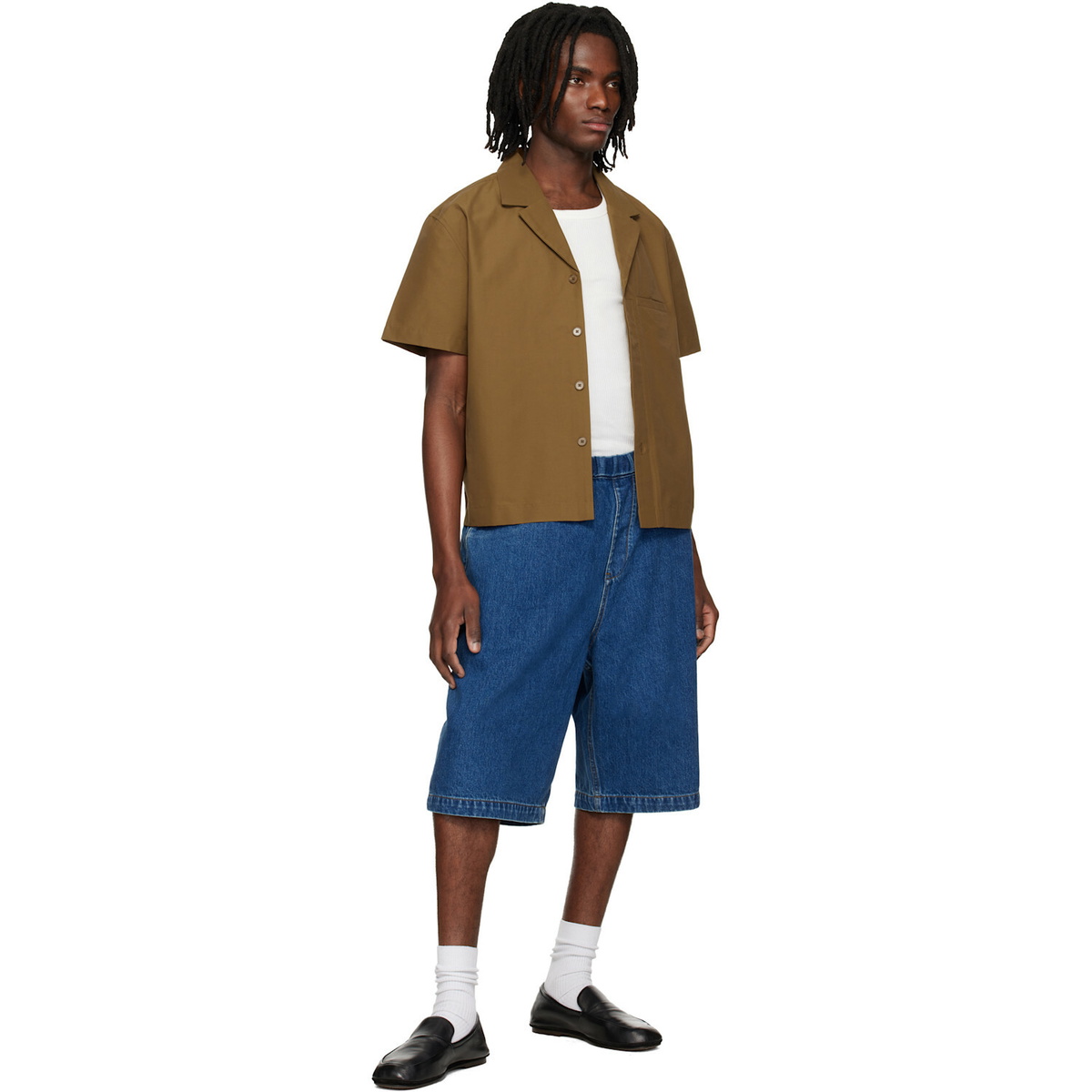 Entire Studios Blue Spar Shorts