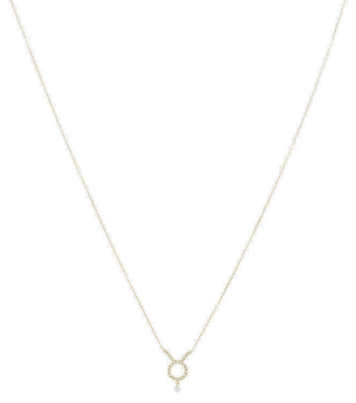 Photo: Persée Taurus 18kt gold necklace with diamonds