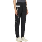 adidas DAY ONE Black Drop Tapered Wind Lounge Pants