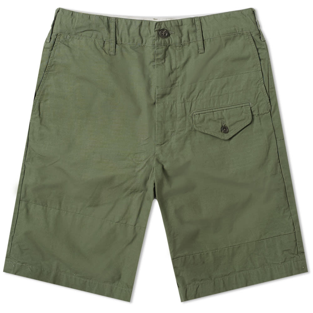 Engineered Garments Gurkha Solid Short Olive Engineered Garments