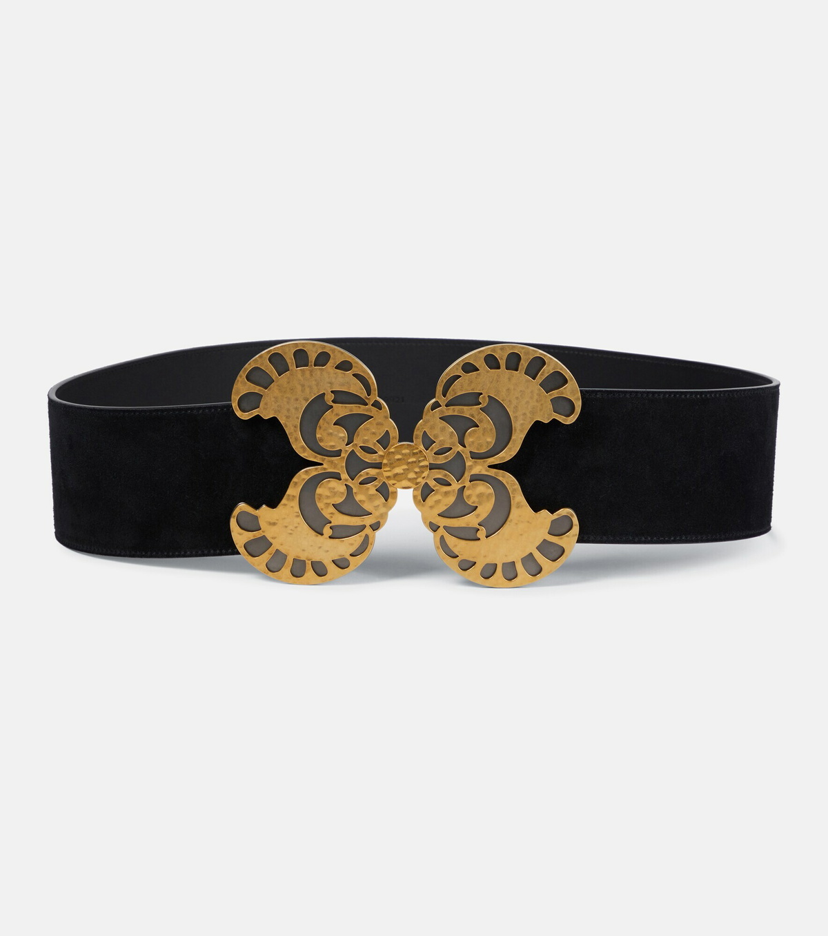 saint laurent suede belt
