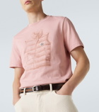 Moncler Printed cotton jersey T-shirt