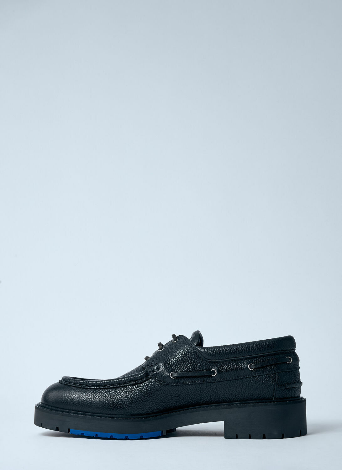 Burberry Leather Raft Boat Shoes