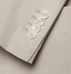 Boglioli - Slim-Fit Unstructured Stretch-Cotton Drill Suit Jacket - Neutrals